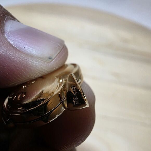 sterling silver 925 Gold Washed Heart Shaped Locket Pendant Weighs 5 Grams - Picture 5 of 8